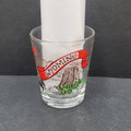 Vintage Wyoming Enamel Embossed Shot Glass USA Souvenir
