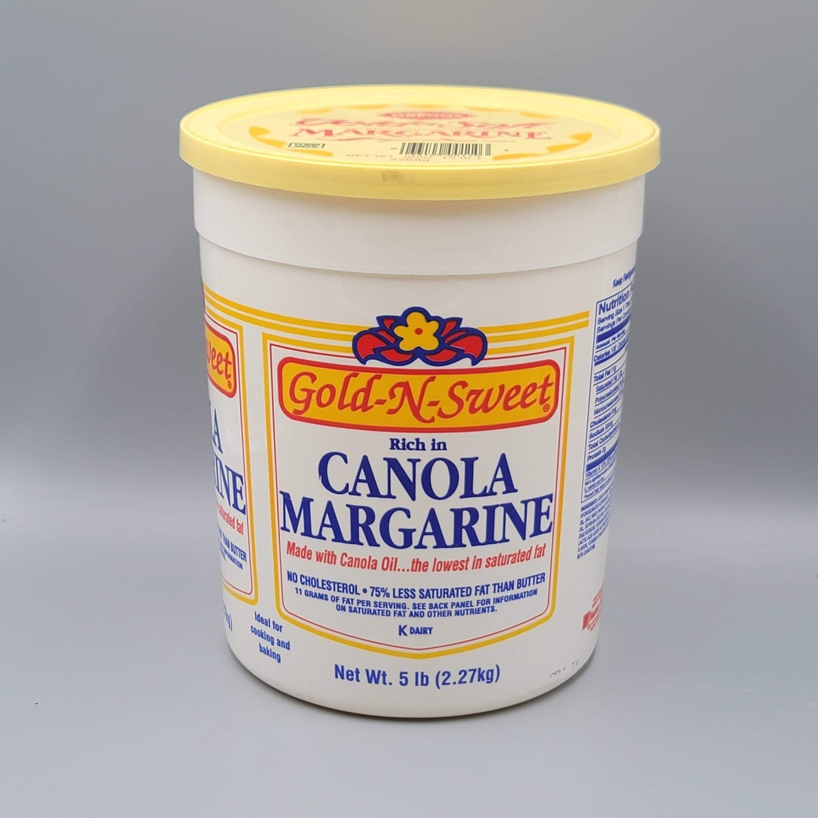 Vtg Plastic MARGARINE Oleo Tub Bowl Container Lid Gregg's Gold n Soft Movie Prop
