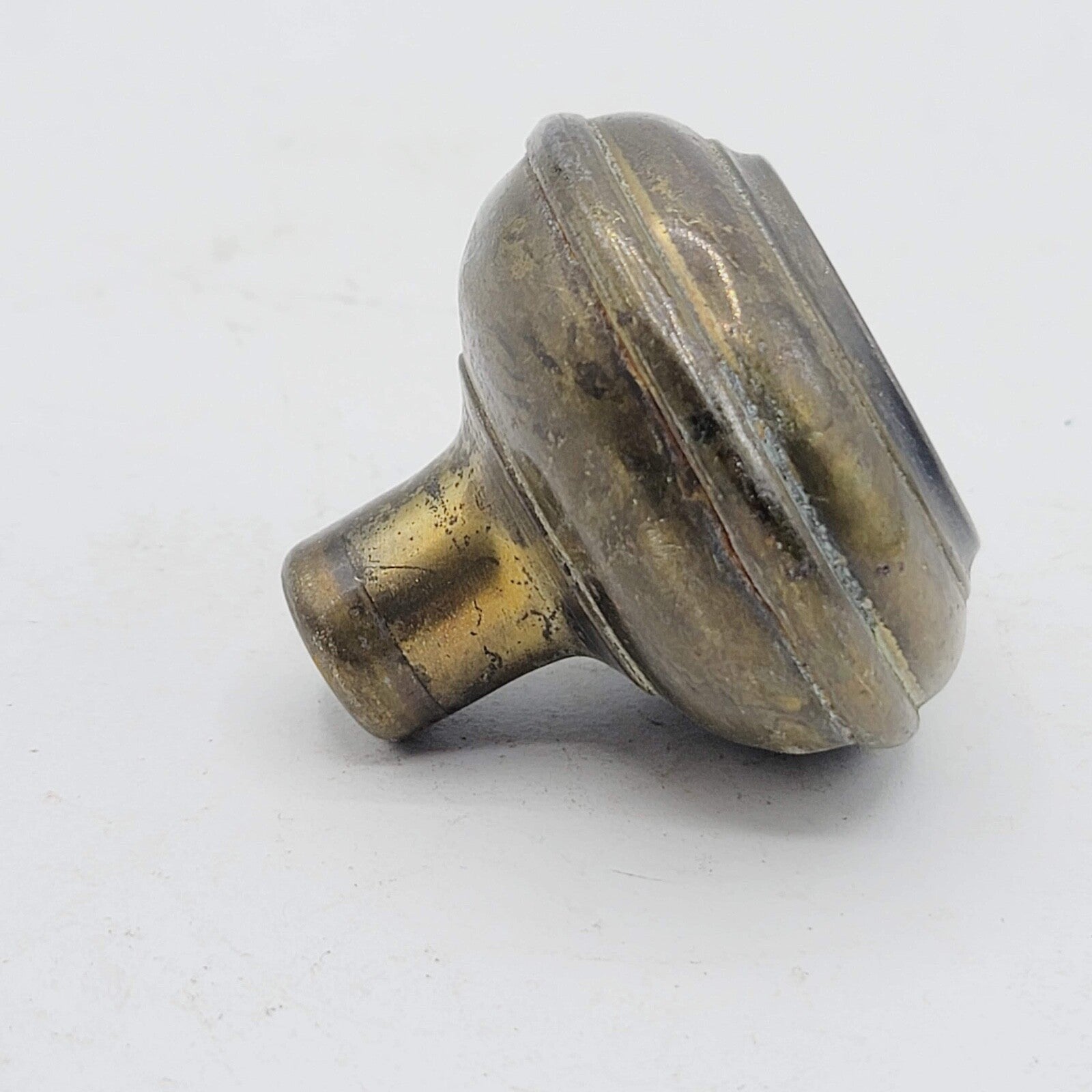 One Single Vintage Steel Door Knob Reclaimed Salvage 2.25"  dkk22