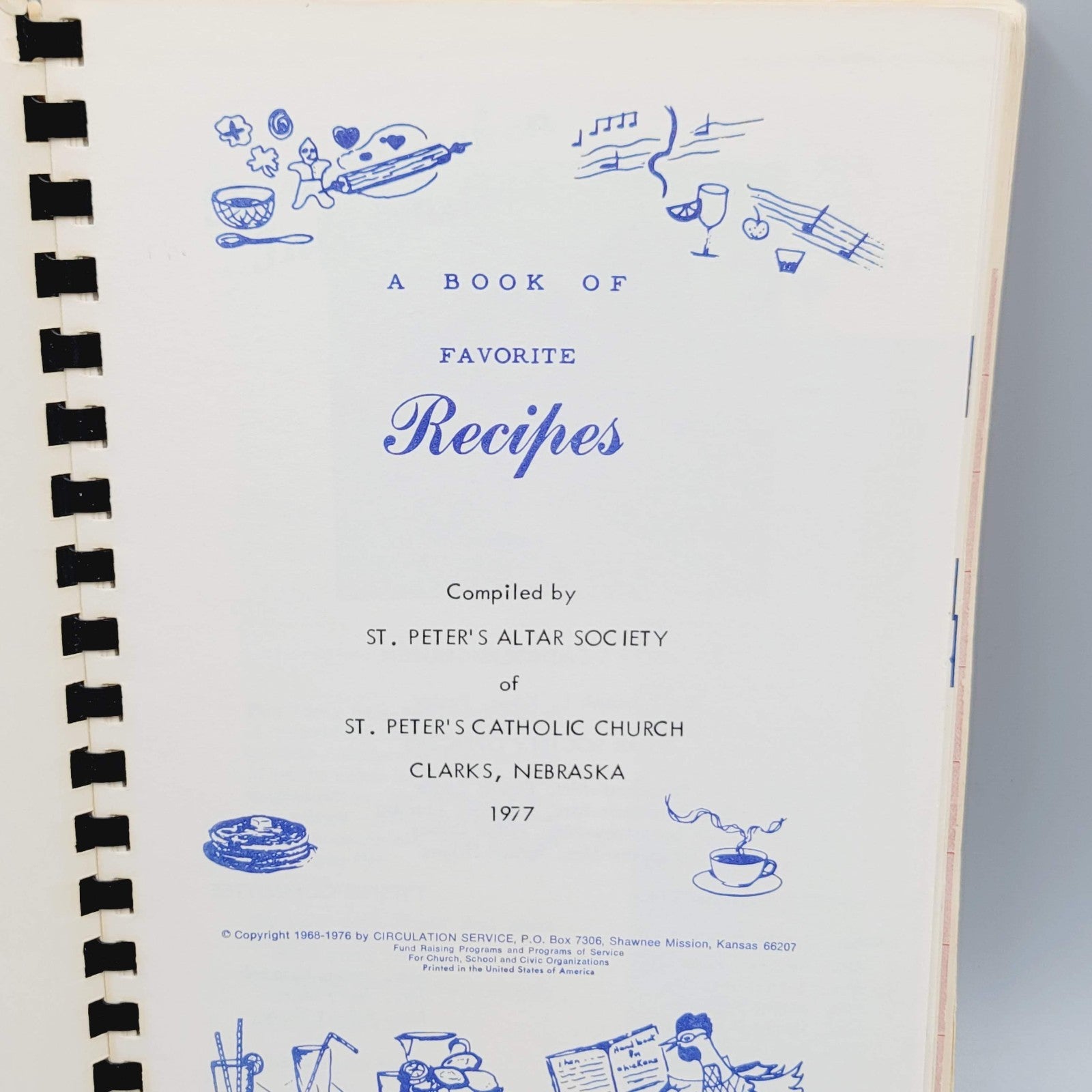 St Peters Catholic Church Recipe Book Cookbook 1977 Nebraska pages 133