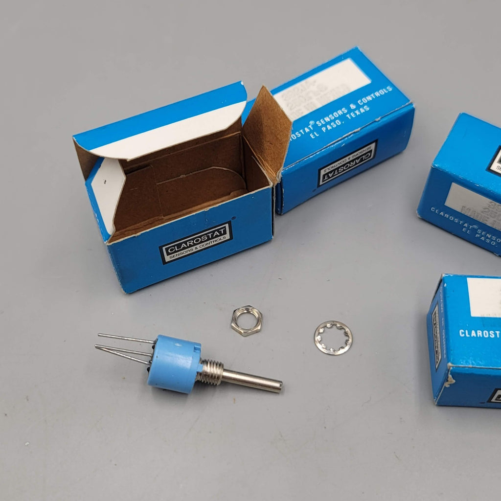 Vintage Clarostat 392JA 1 meg potentiometer Lot of 4 New Old Stock