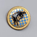U.S. Army DI Pin Quartermaster Replacement Training Center Horse