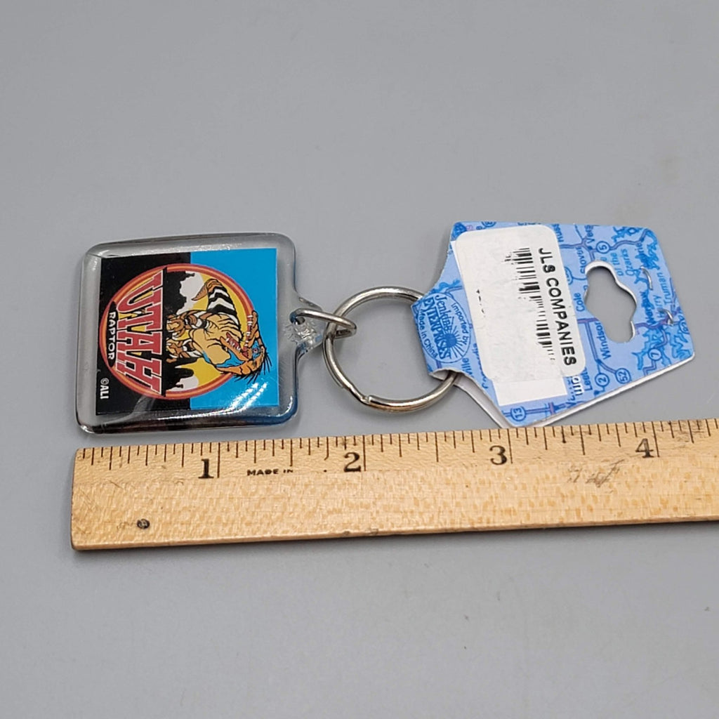 Toronto Raptors Dinosaur Logo Acrylic Keychain Souvenir NWT