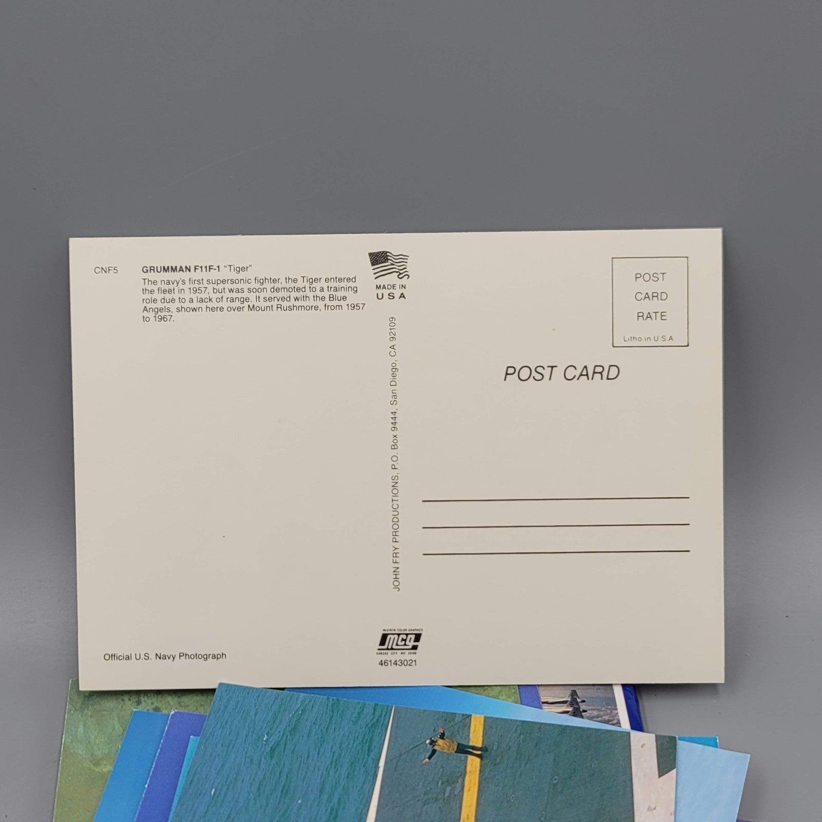 Jet Fighters National Air & Space Museum Smithsonian Set of 12 Postcards 1988