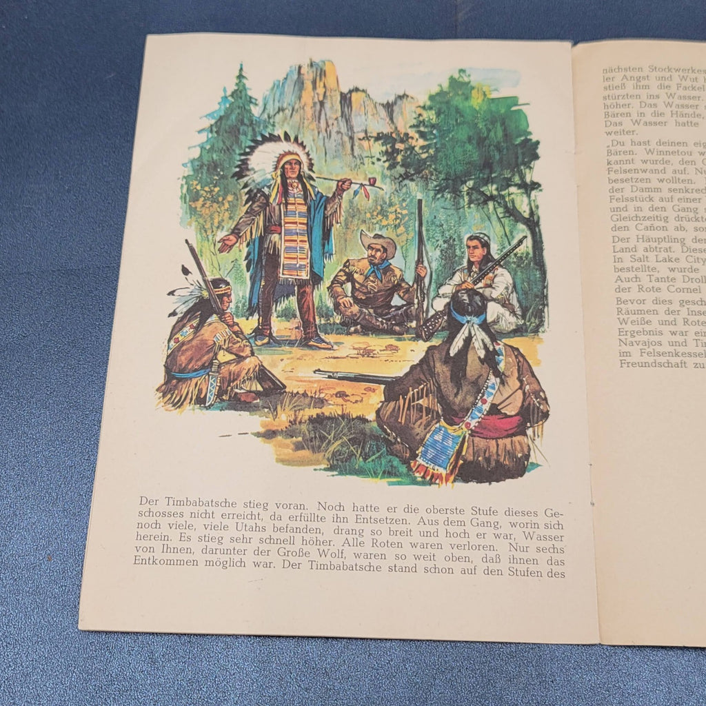 The Treasure Of Silver Lake by Karl May in Germany Condensed 6 pages Illustrated
