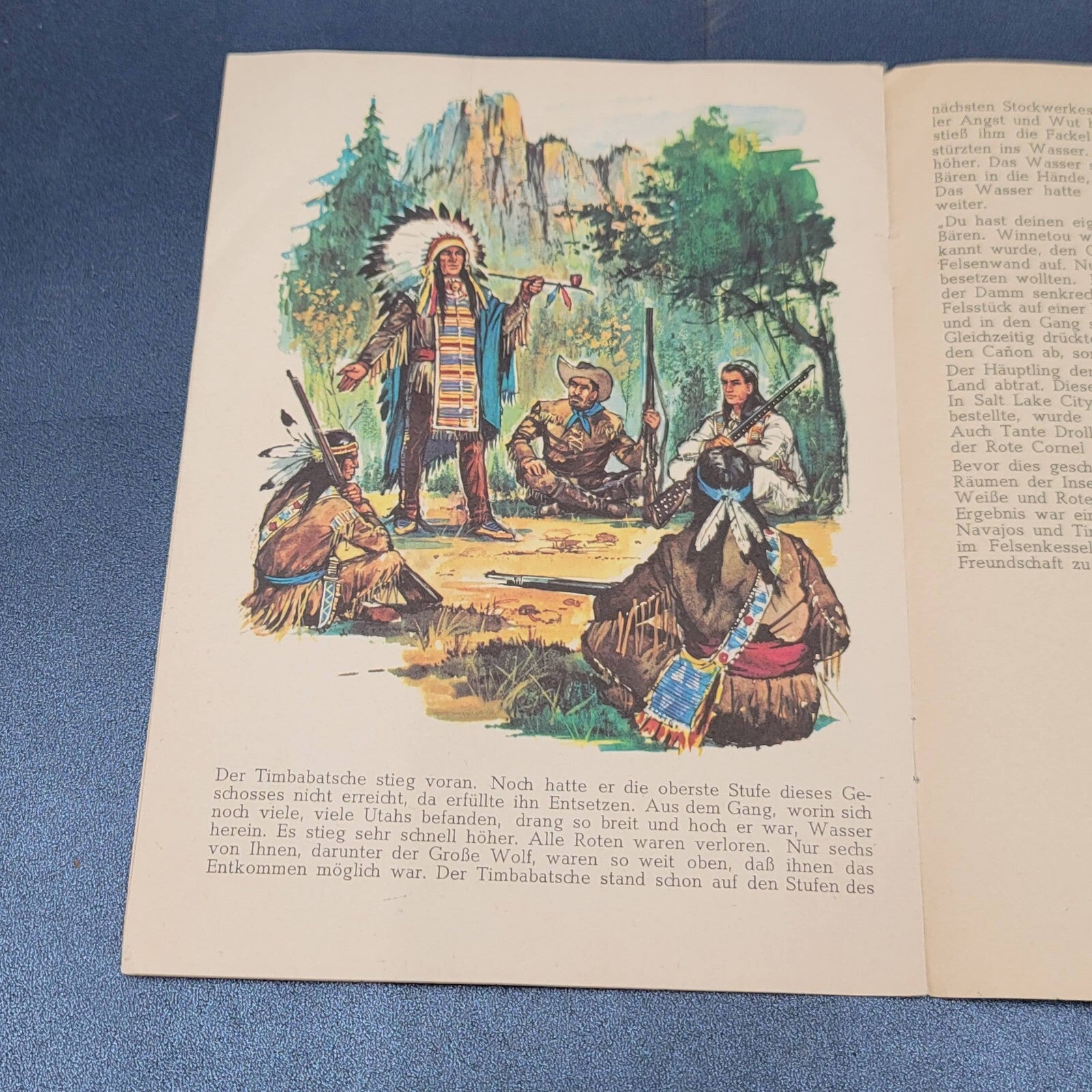 The Treasure Of Silver Lake by Karl May in Germany Condensed 6 pages Illustrated
