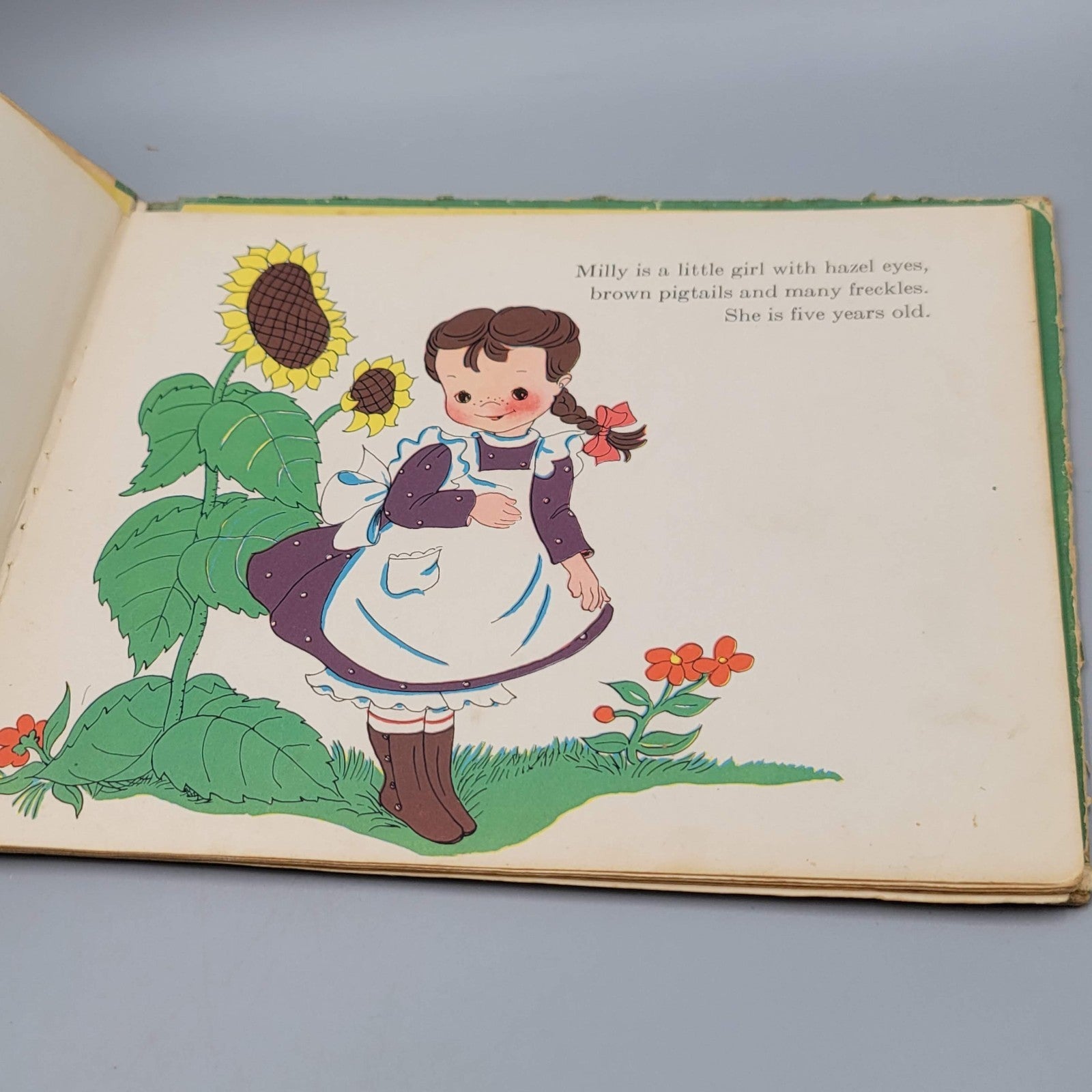 Milly And Her Dogs By Lena Barksdale Antique Children’s Book AS-IS See Photos