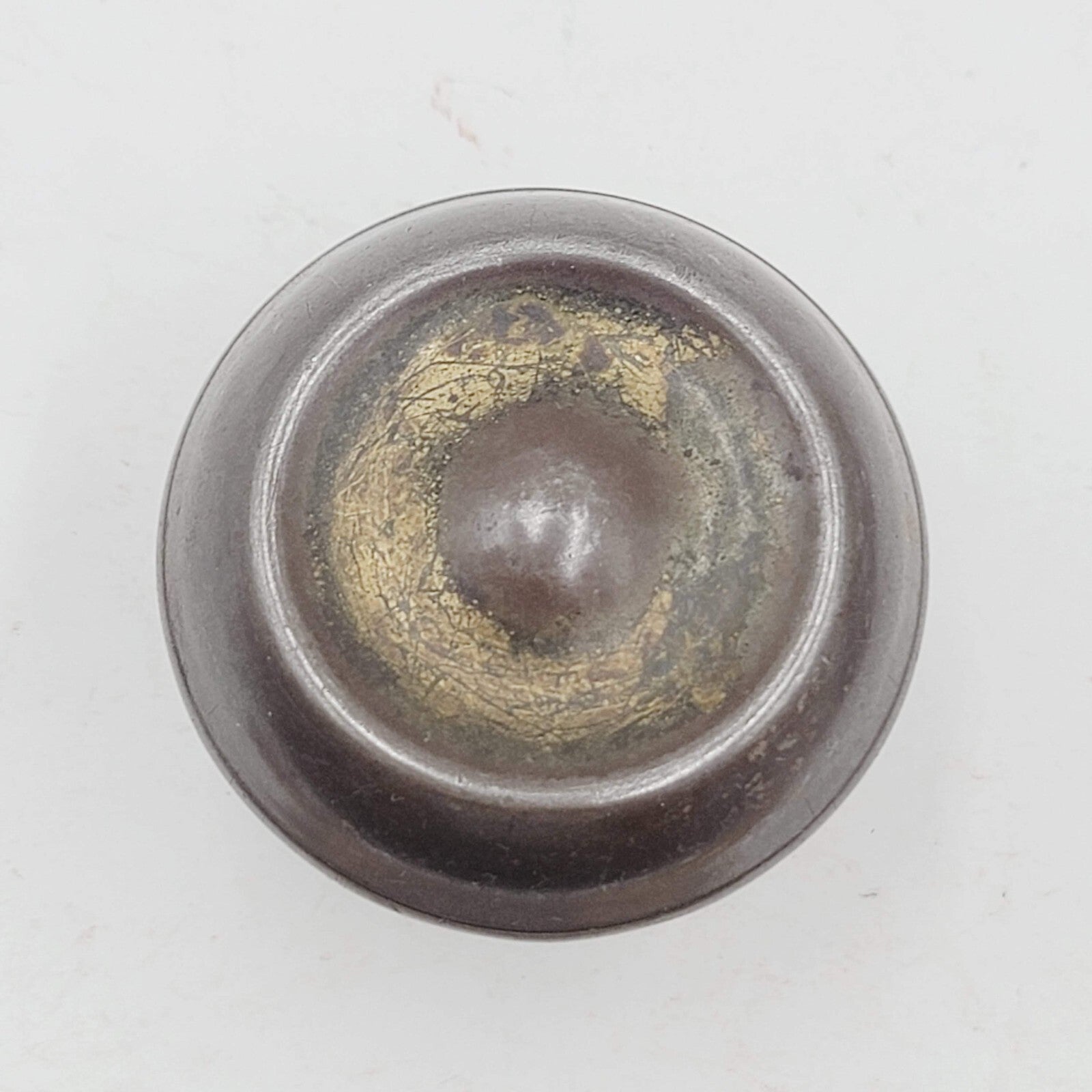 Vintage SINGLE Steel Doorknob Salvage Door Hardware 2.25" (204dk)