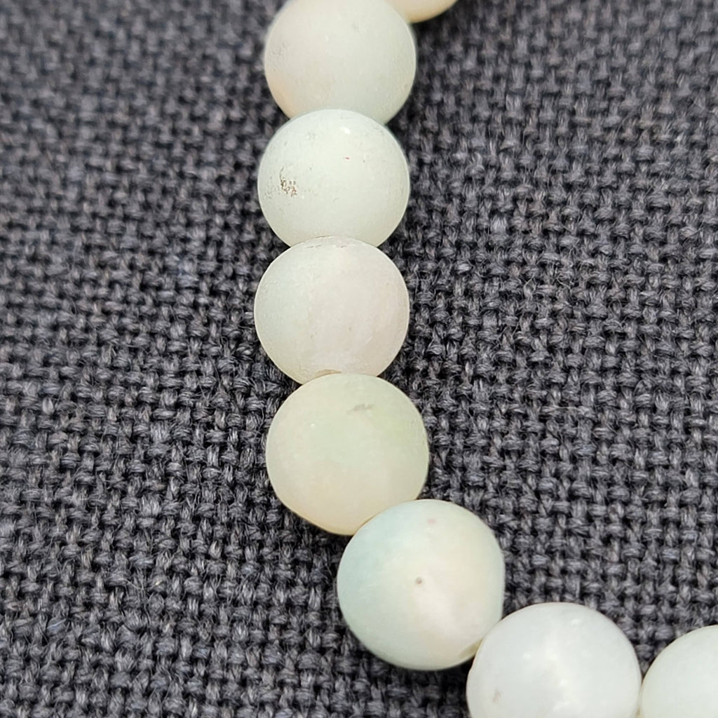 Sea Turtle Bracelet Pastel Stone Bead Elastic Summer Beach Theme 6.25"