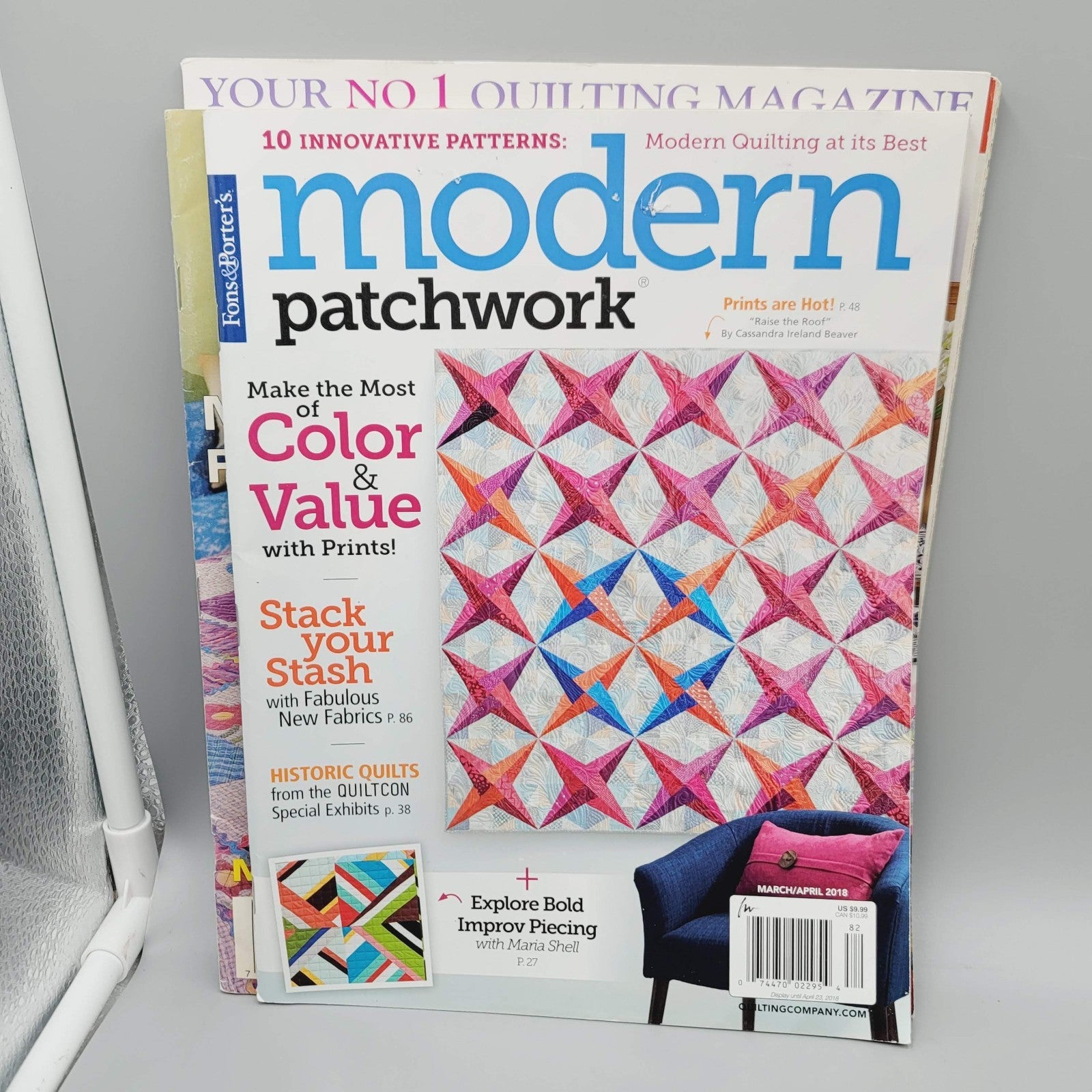 Quilting Magazine Lot Mixed Titles and Years Vintage Lot of 6 Issues Listed