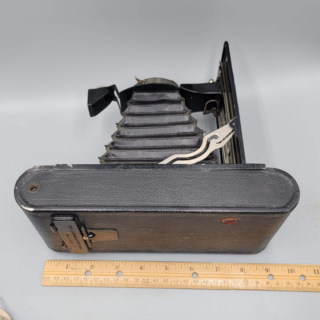 Kodak No 3A Autographic Brownie Folding Bellows Camera Antique GC