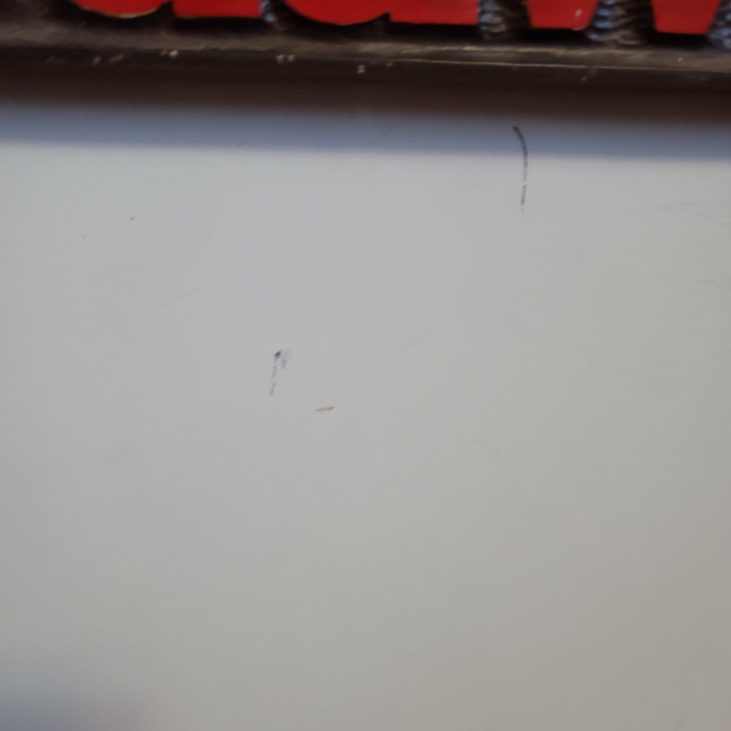 Vintage 1986 Budweiser Dry Erase Message Board Wall Hanging 32x19 Man Cave