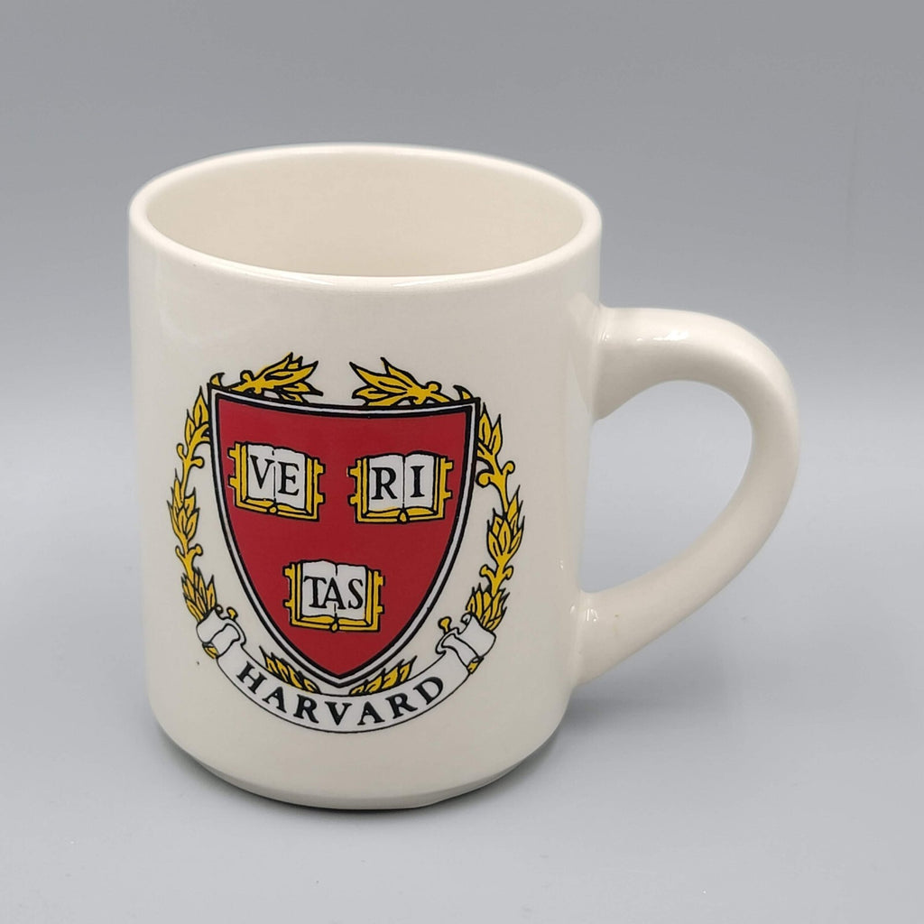 HARVARD University Classic Logo Veritas Shield White Coffee Mug Ivy League