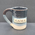 Stegall Signed Handmade Clay Pottery Gama Coffee Tea Mug Cup Tennesee Blue