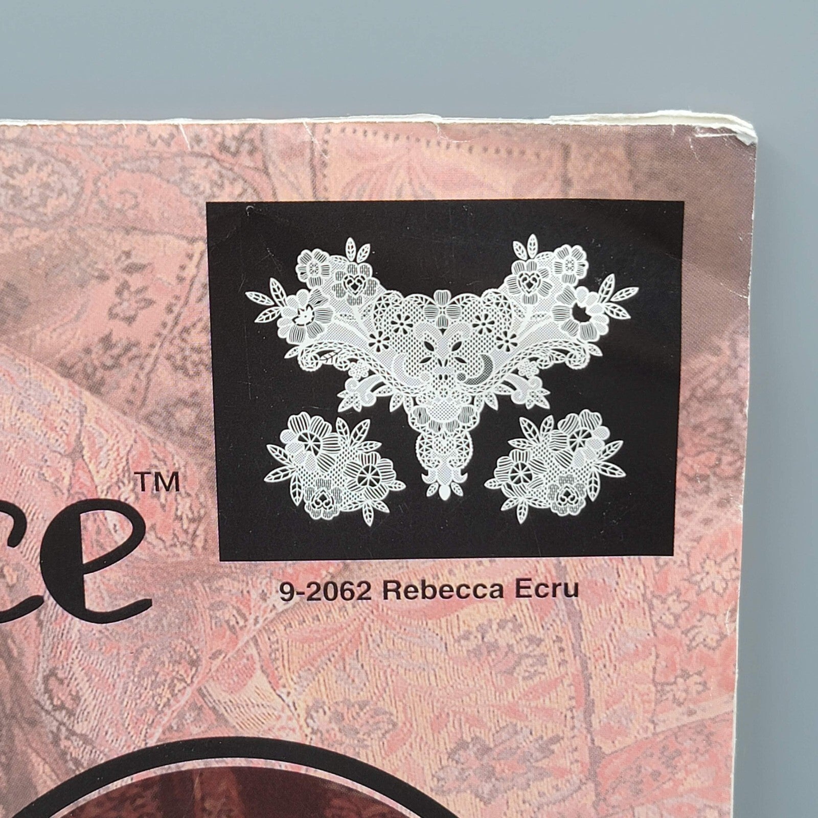 Vintage Cache Junction Iron-on Velvet Lace