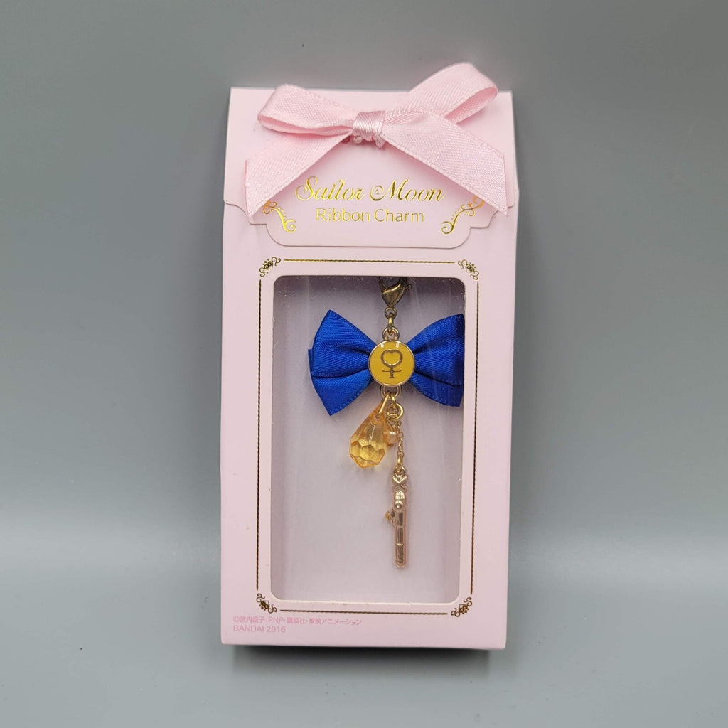 Sailor Moon Blue Ribbon Charm Gold tone