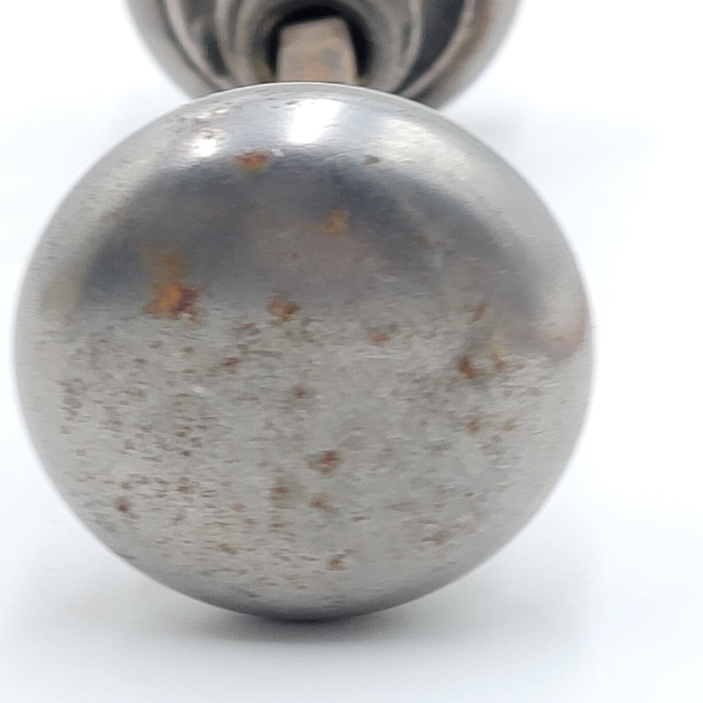 Vintage Door Knob Small Steel Closet Pantry 2" Set Salvage Reclaimed Hardware 55