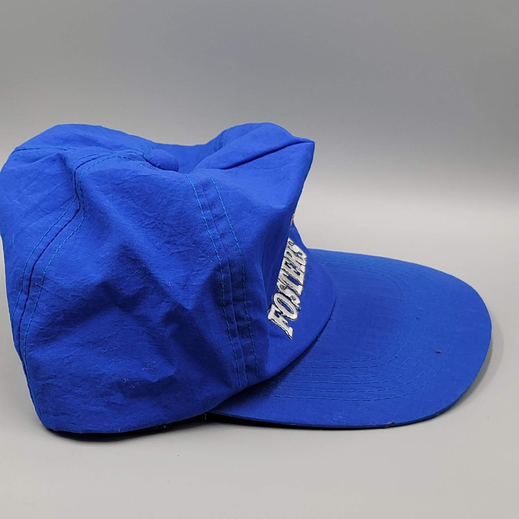 Foster's Hat Cap Snap Back Blue Embroidered Beer Advertising Baseball Mens