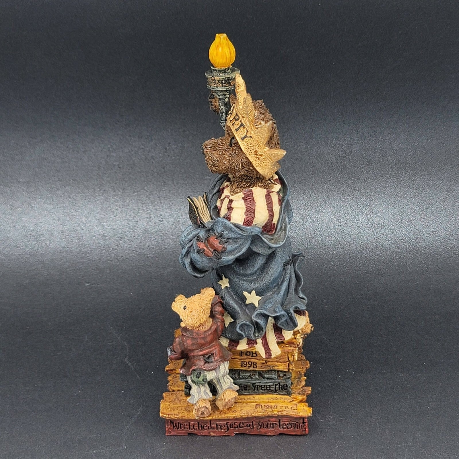 Boyds Bearstone Figurine Ms Libearty Wants You Too Statue of Liberty 0199821