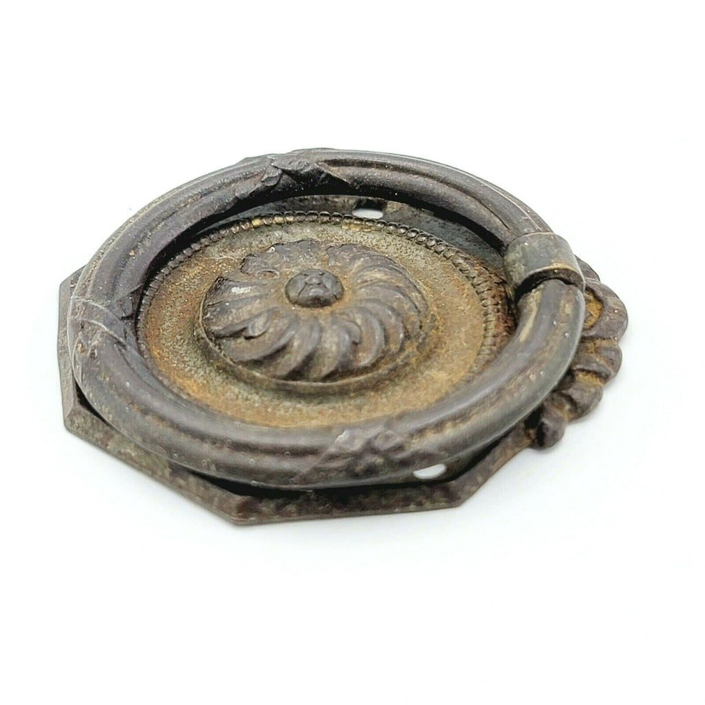 Vintage Steel Drawer Pull Handle Salvage Hardware SINGLE ONLY 1 3/4" x 2"