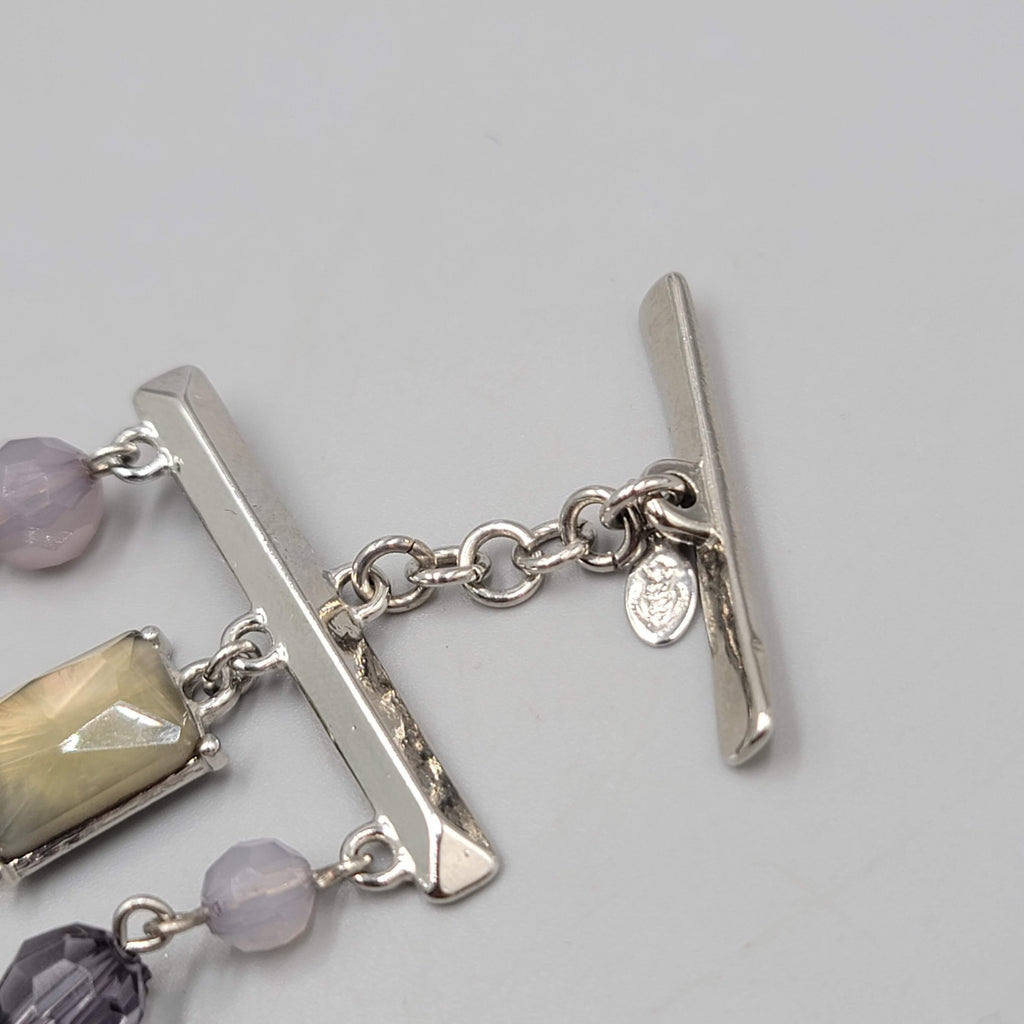 Premier Designs Bracelet Triple Strand Silver tone 
