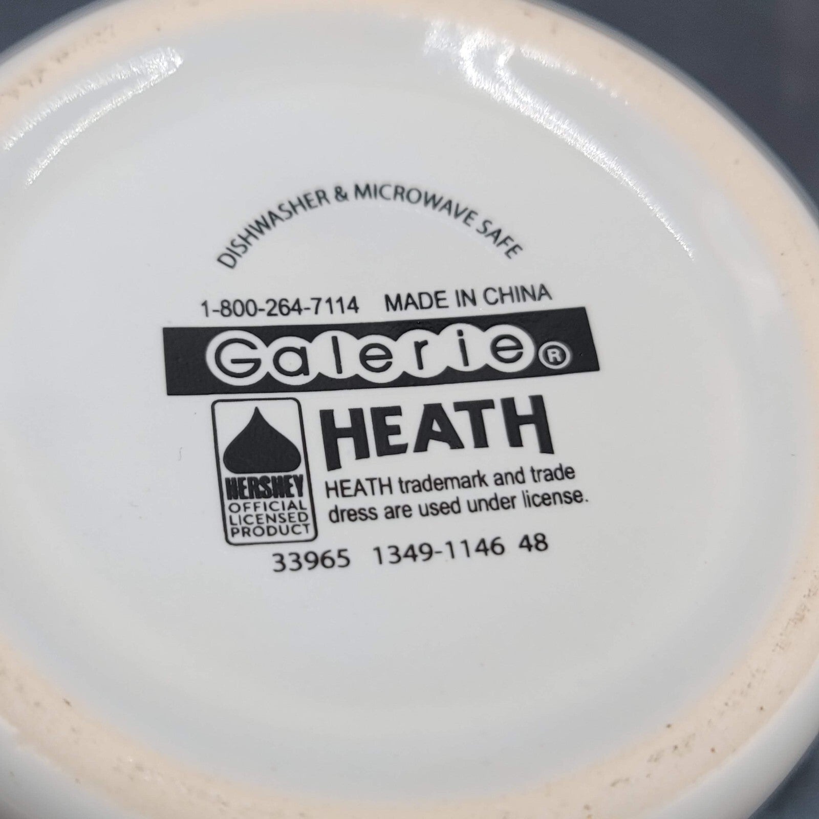 Vintage Hersheys Heath Coffee Mug Cup Chocolate Galerie Brand