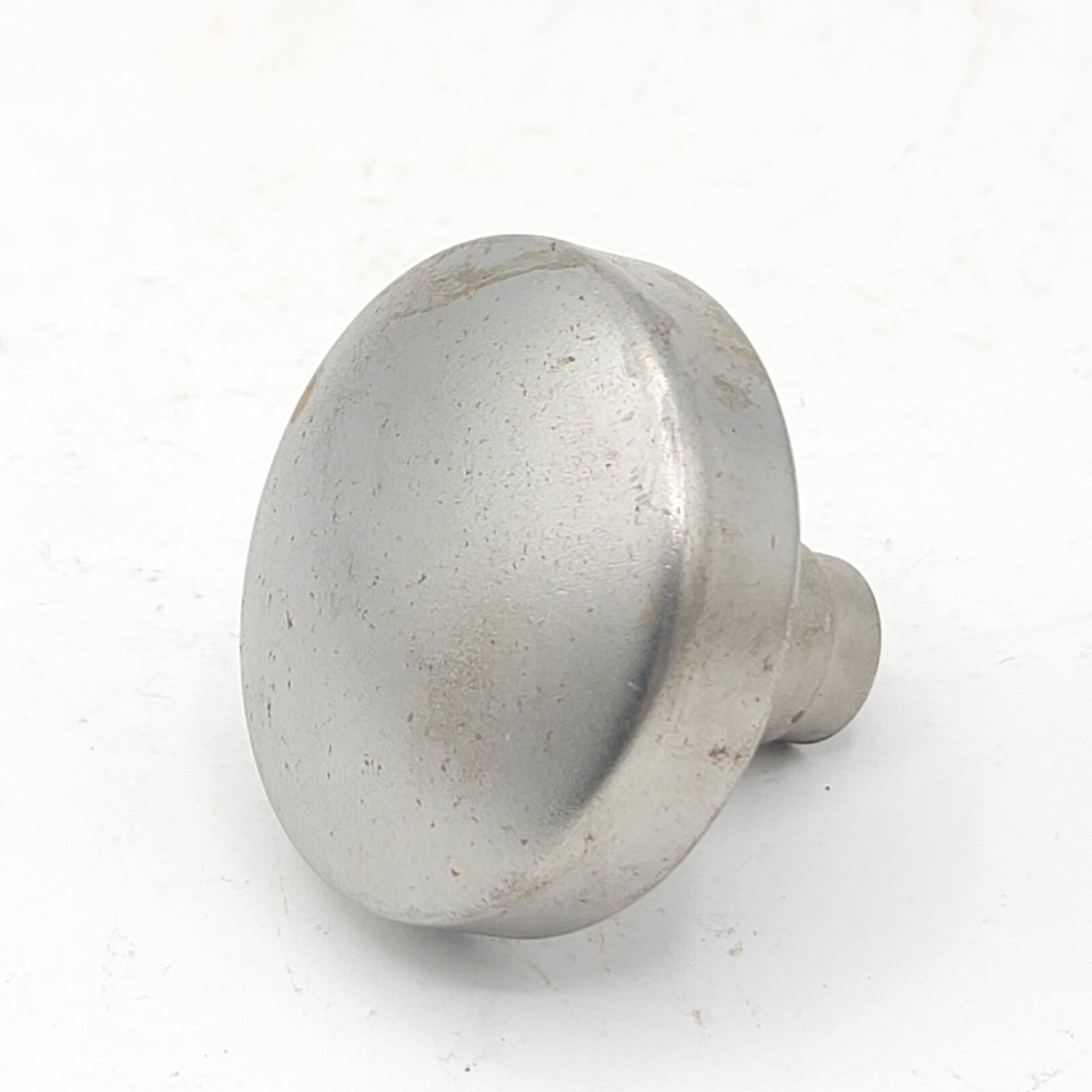 Single Vintage Art Deco Steel Door Knob Reclaimed Salvage 2.25"