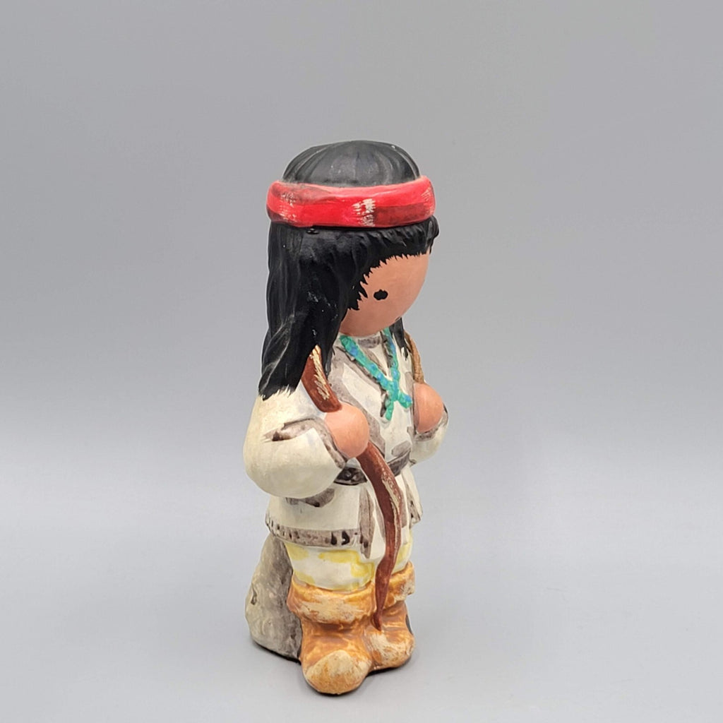 Vintage Ted Degrazia MY FIRST ARROW Ceramic Figurine 5 in Japan