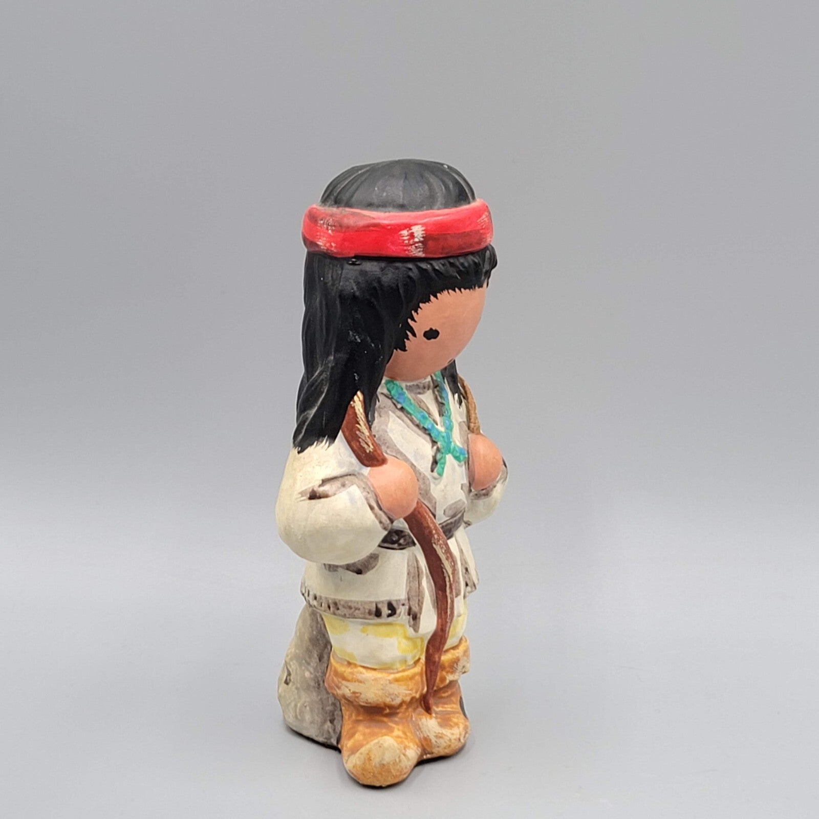 Vintage Ted Degrazia MY FIRST ARROW Ceramic Figurine 5 in Japan