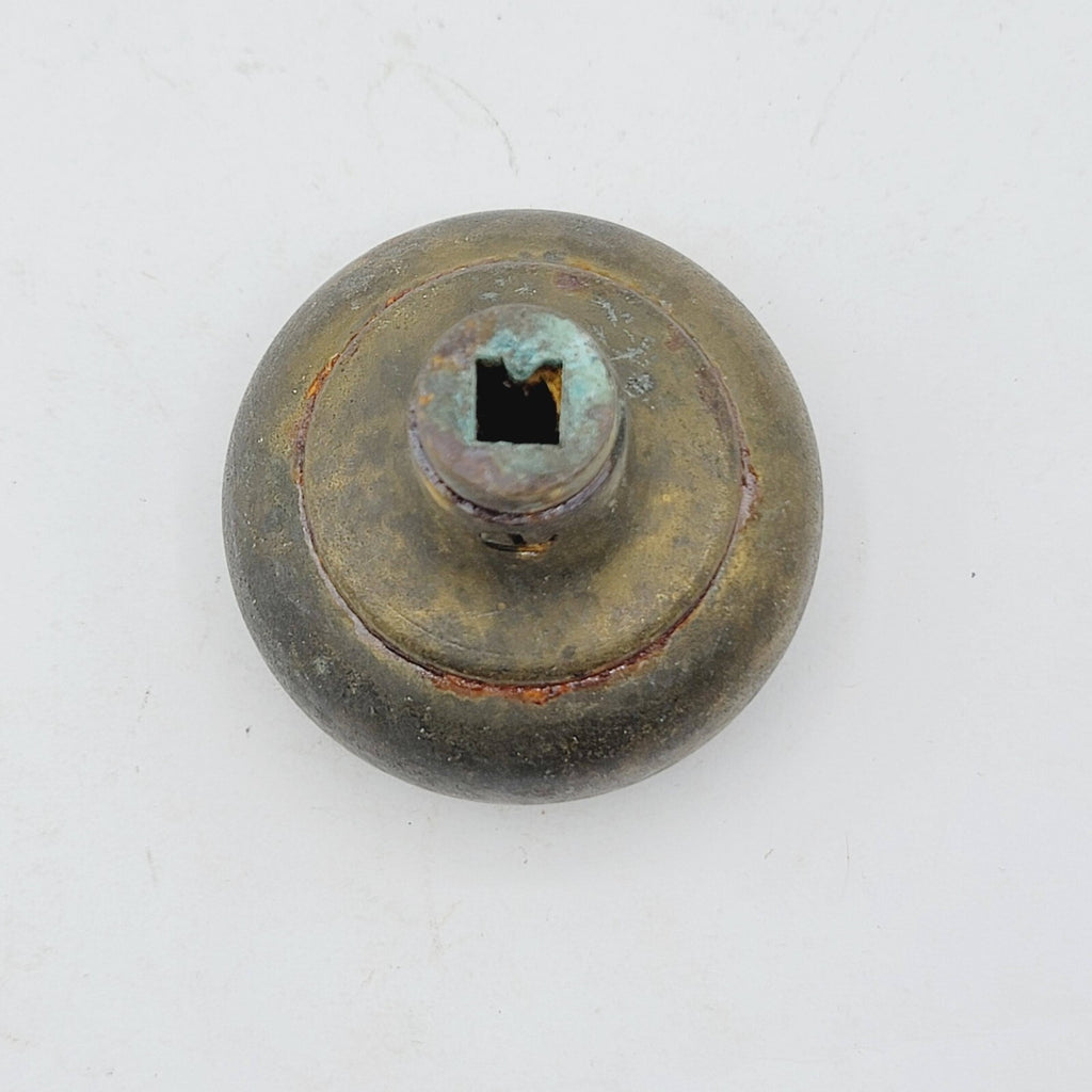 Single Vintage Cast Iron Door Knob Reclaimed Salvage 2.25"  D41