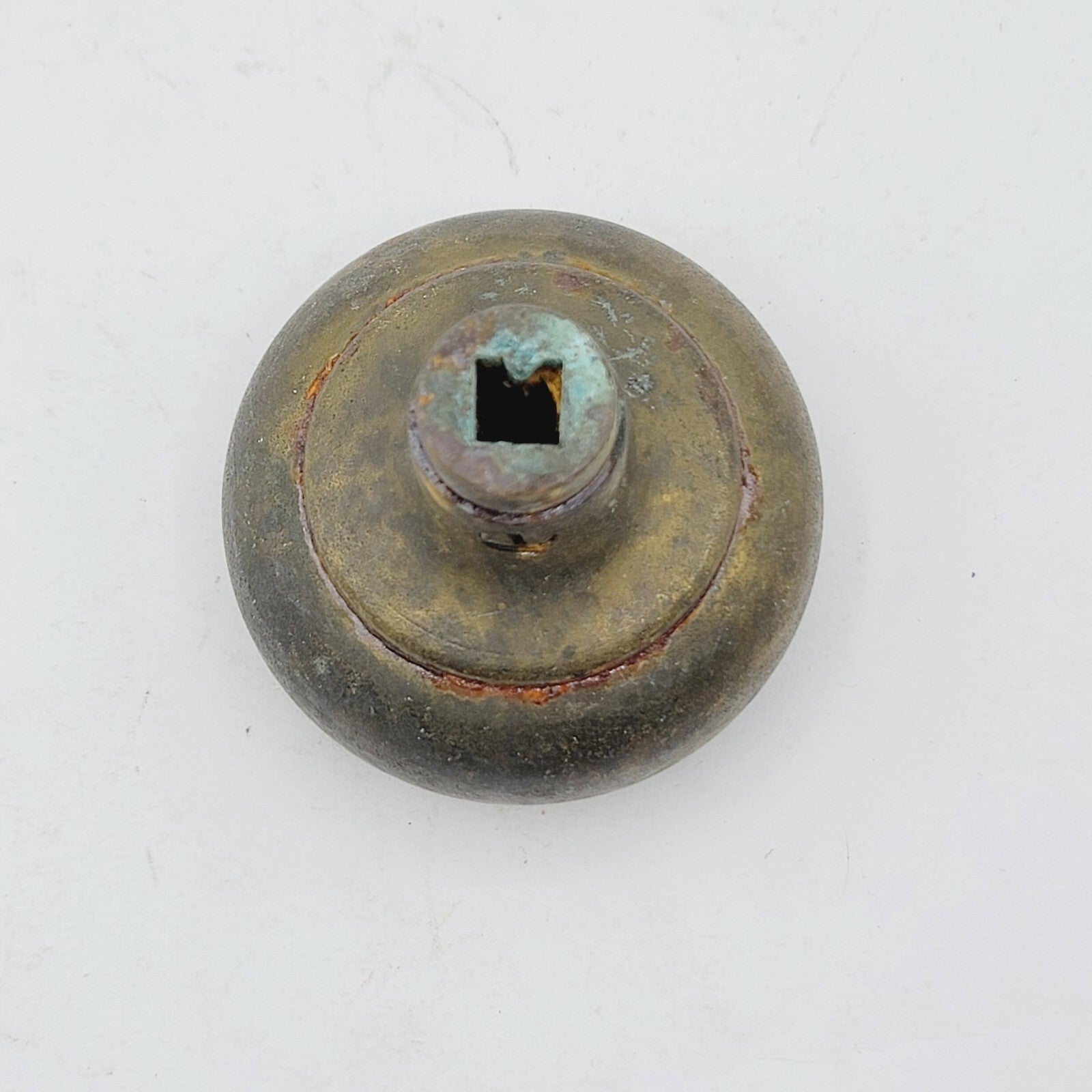 Single Vintage Cast Iron Door Knob Reclaimed Salvage 2.25"  D41