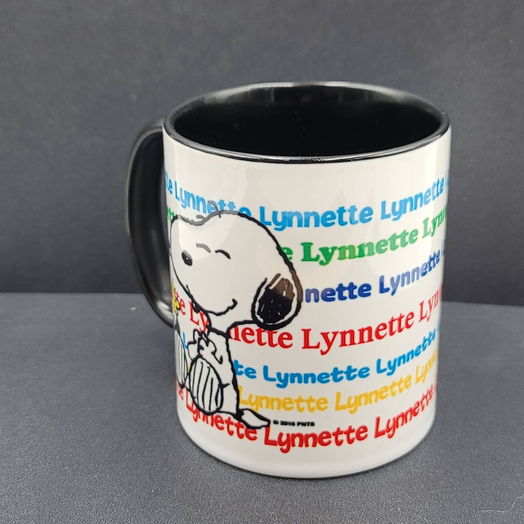 Snoopy Coffee Mug Personalized Name Lynette Peanuts Orca Coatings