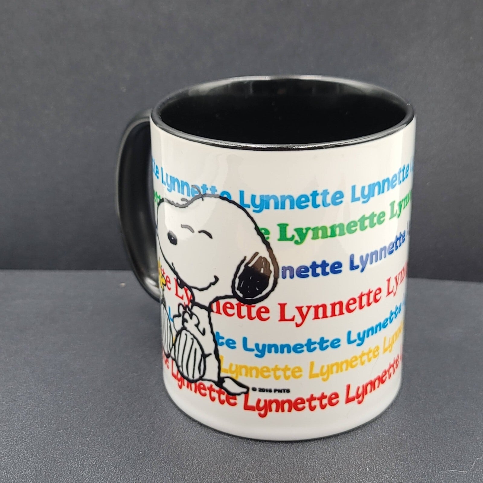 Snoopy Coffee Mug Personalized Name Lynette Peanuts Orca Coatings