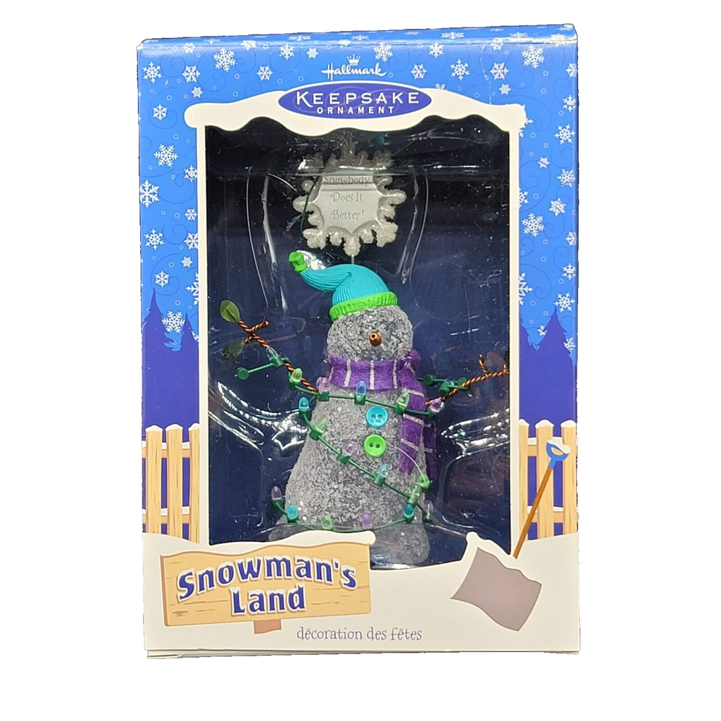 Hallmark Keepsake Ornament Snowman’s Land Snowbody Does It Better! 2003