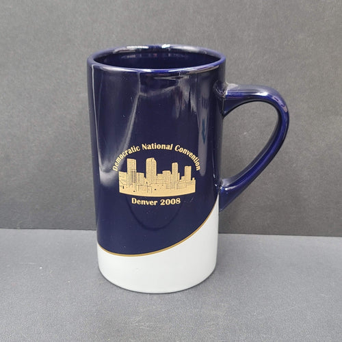 Democratic National Convention Denver 2008 Coffee Mug Blue Gray