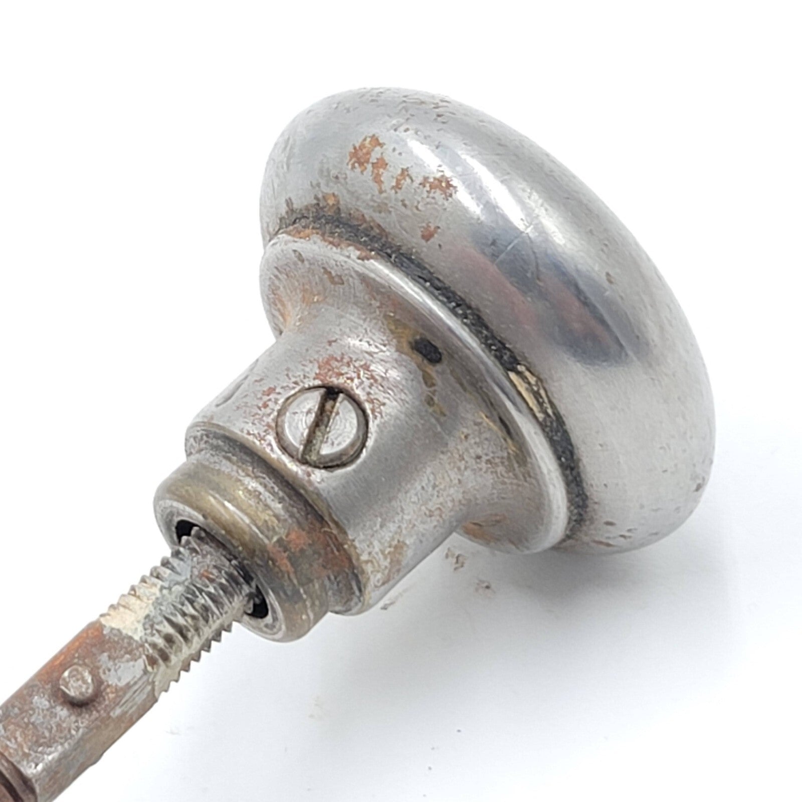 Vintage Door Knob Small Steel Closet Pantry 2" Set Salvage Reclaimed Hardware 55