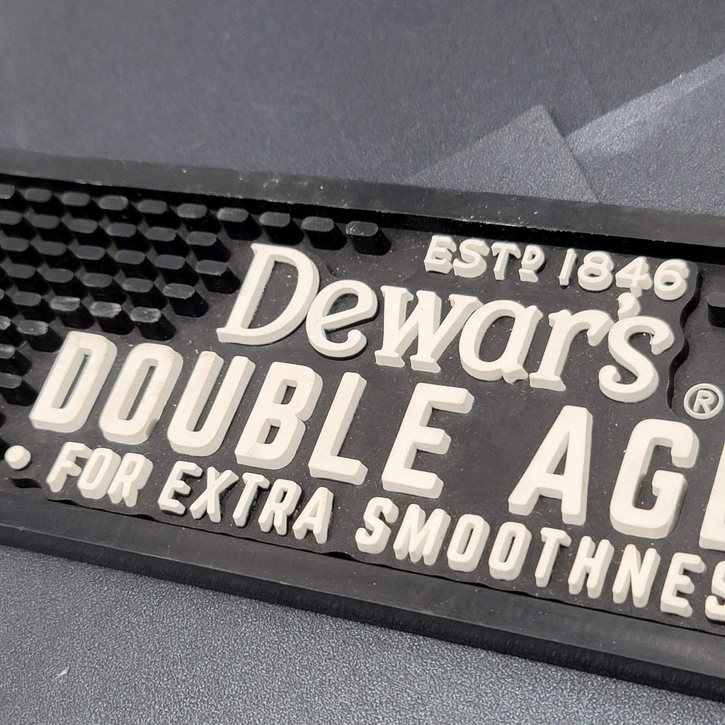 Dewars Double Aged Scotch Whisky Bar Mat Spill Drip Runner Stopper 20"