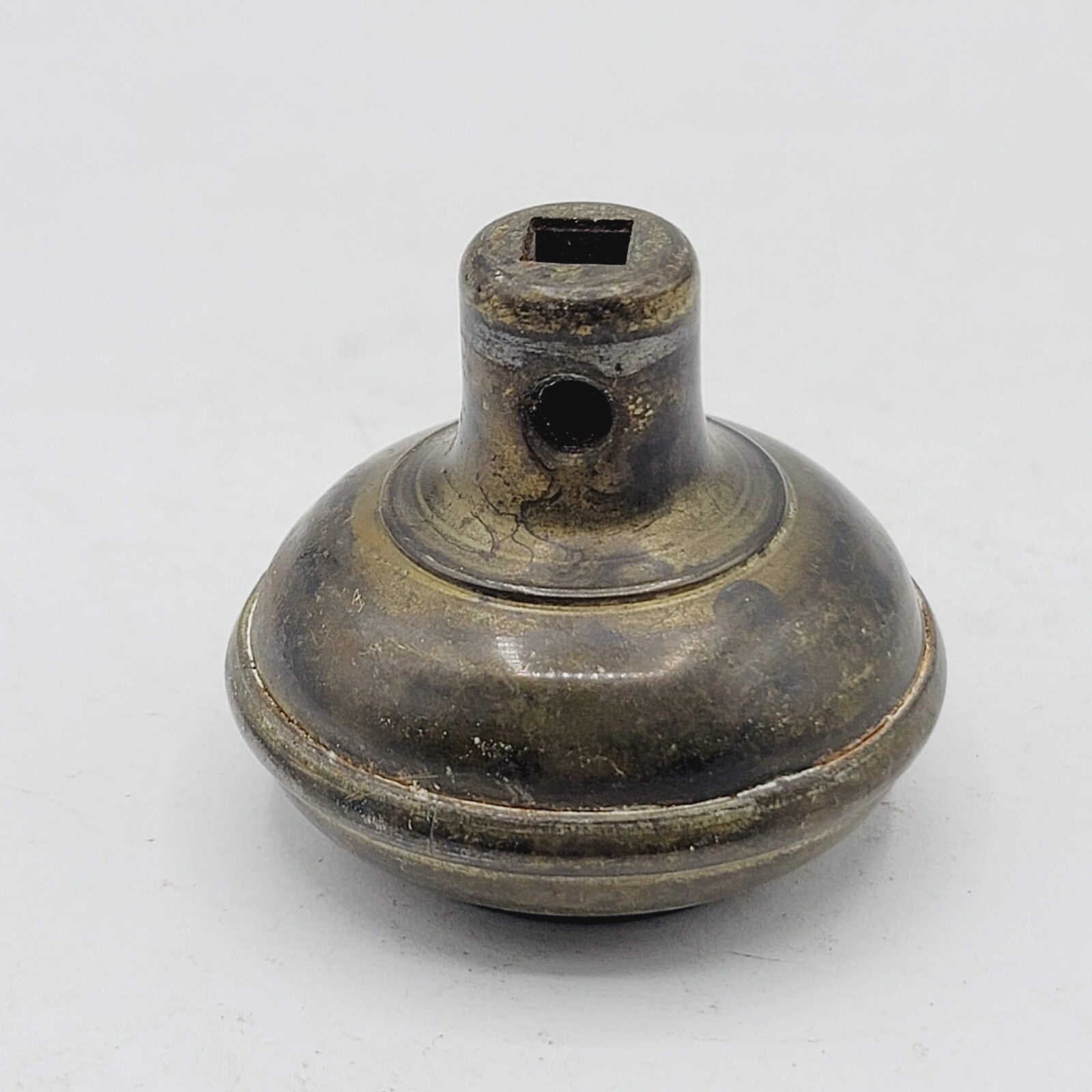 One Single Vintage Steel Door Knob Reclaimed Salvage 2.25"  23kk22
