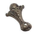 Antique Art Nouveau Deco Solid Brass Bridge Lamp Part Salvage Reclaimed 0077
