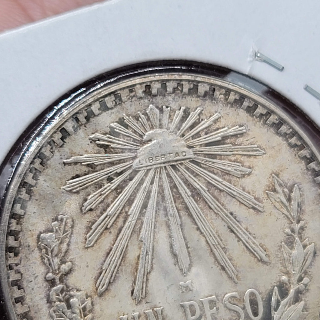 1943 Mexico Coin 1 Peso KM455