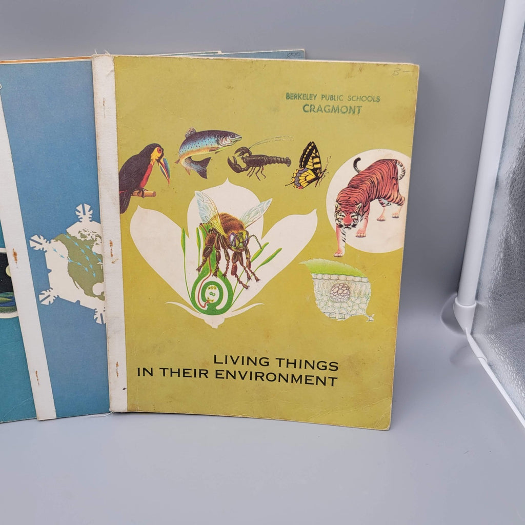 Thinking Ahead In Science Lot of 6 Books PB 1965 Animals Magnets Space Weather