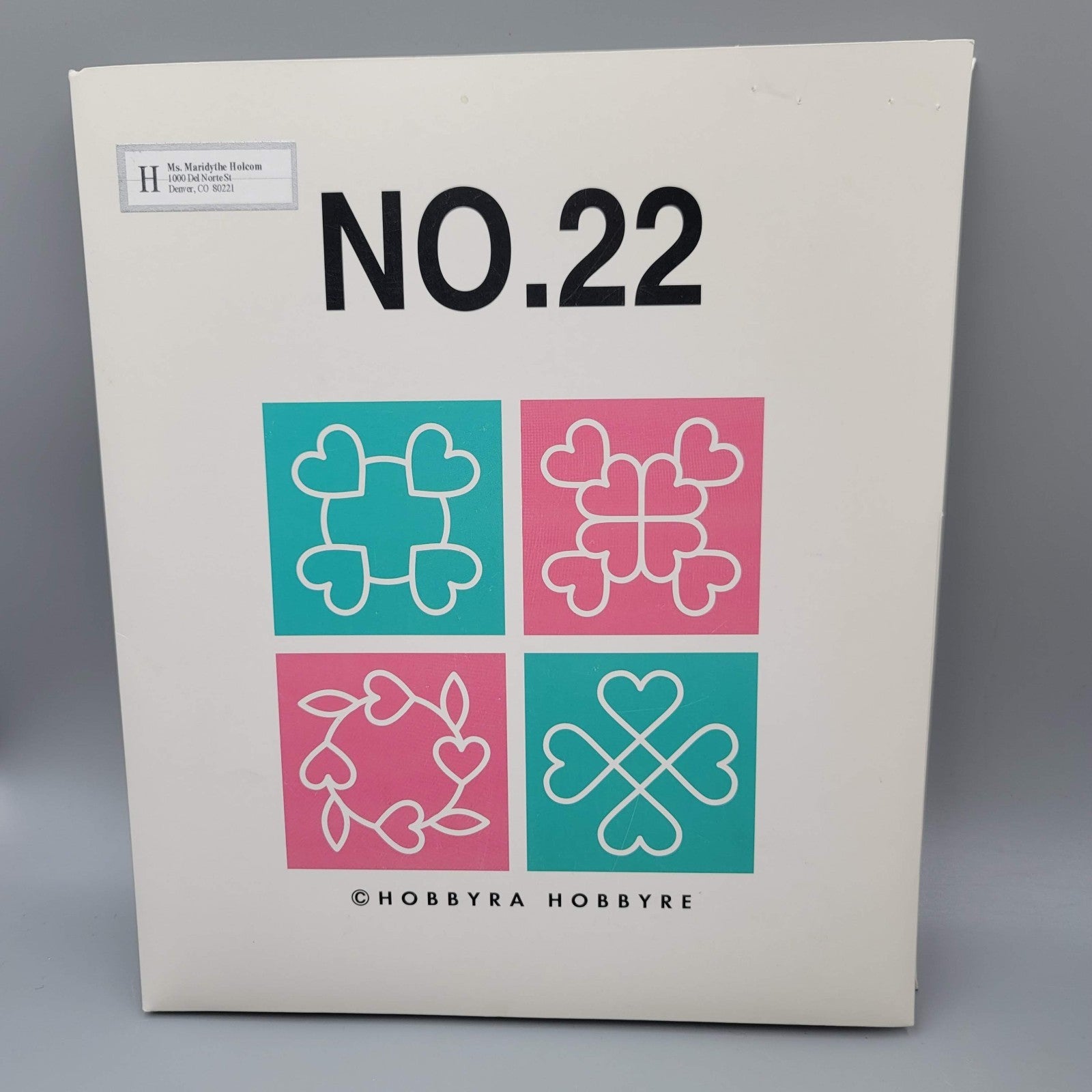 No 22 Embroidery Card Quilt Blocks Bernina Brother Babylock