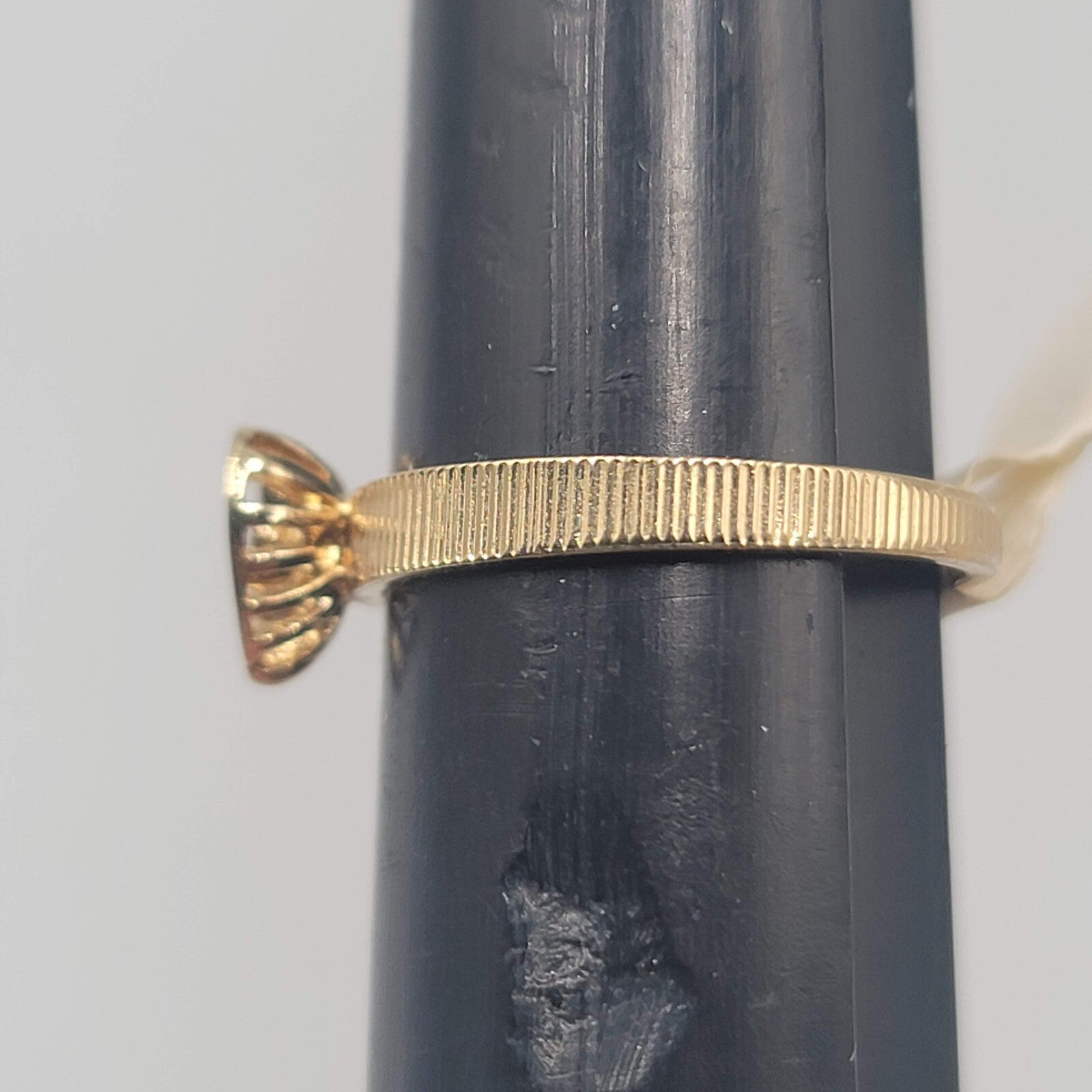 Vintage Park Lane Dainty Heart Ring Gold tone Cubic Zirconia CZ NOS