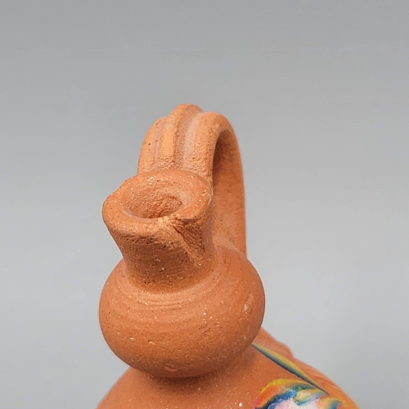 Vintage Miniature Vase Pottery Mini Made in Portugal Souvenir Dollhouse 2"