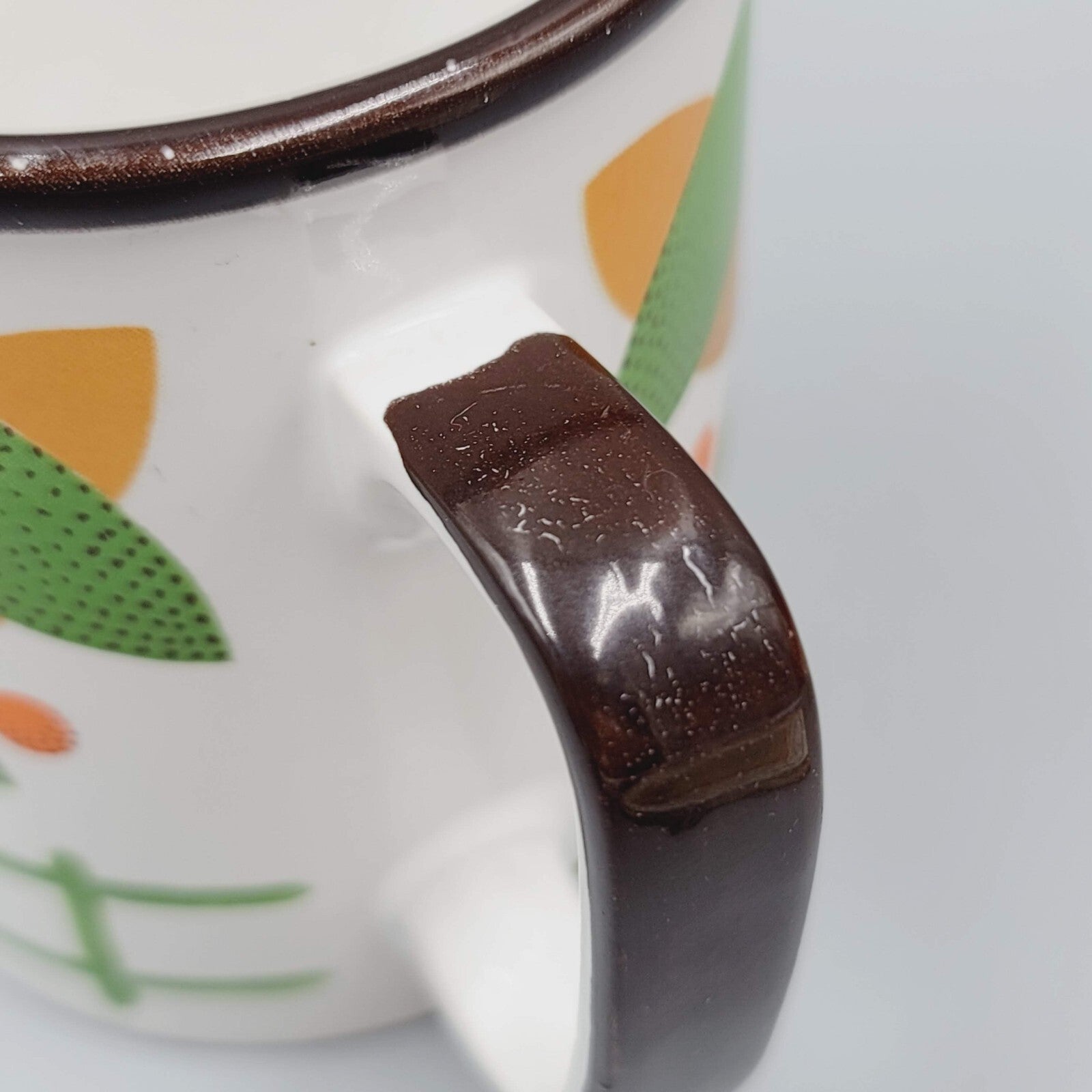 Vintage Scandinavian Tree Coffee Mug Ceramic Made in Japan