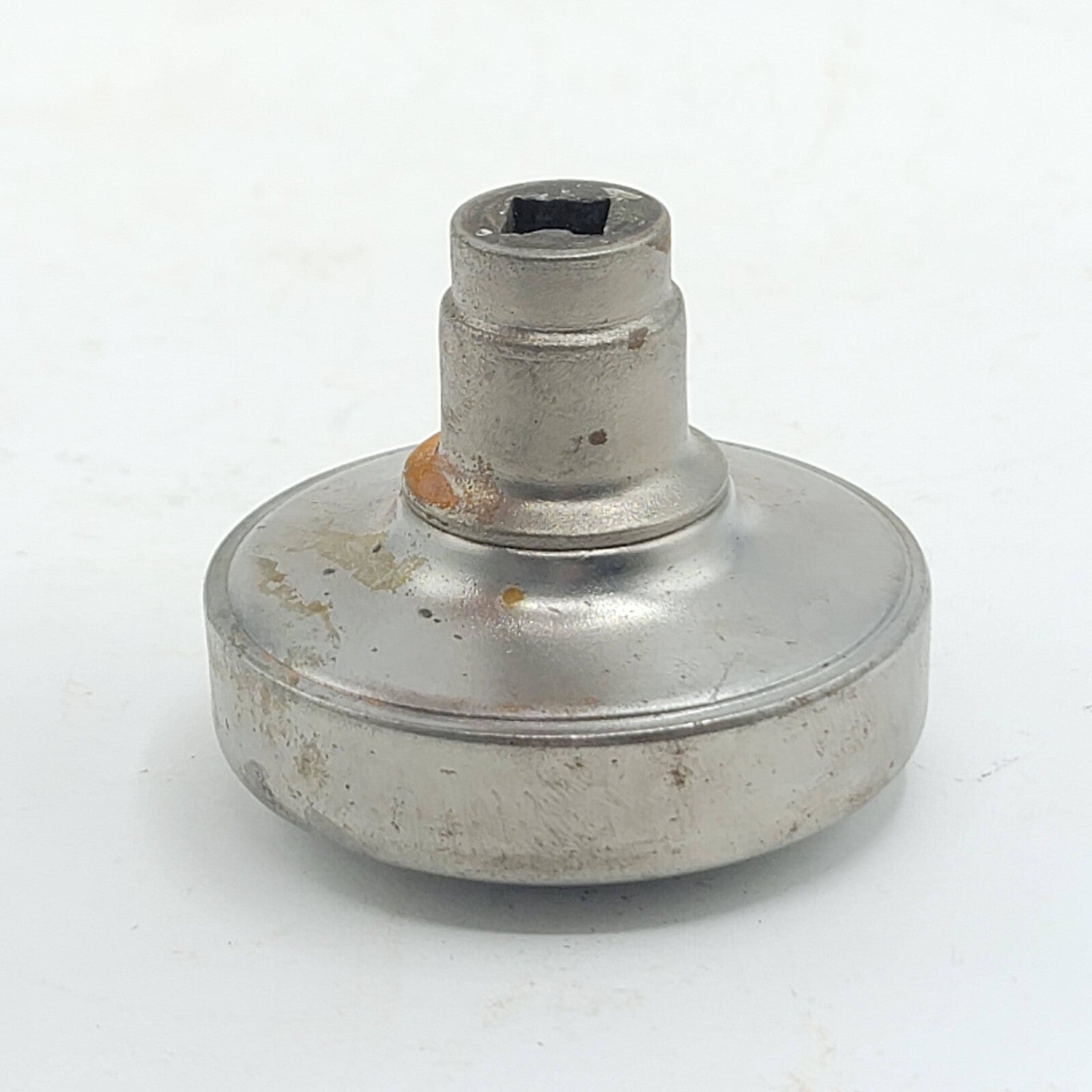 Single Vintage Art Deco Steel Door Knob Reclaimed Salvage 2.25"