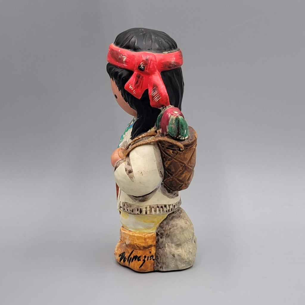 Vintage Ted Degrazia MY FIRST ARROW Ceramic Figurine 5 in Japan