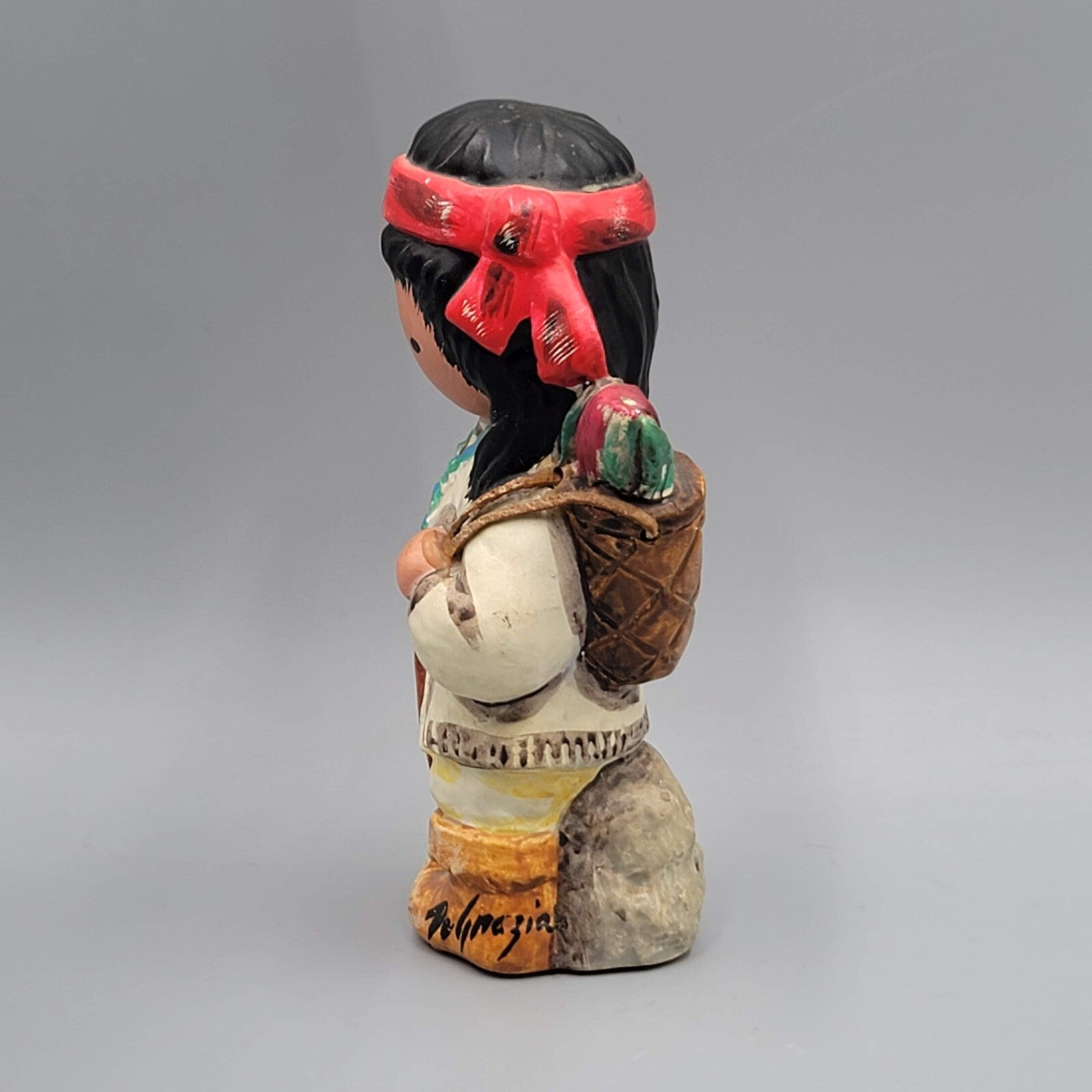 Vintage Ted Degrazia MY FIRST ARROW Ceramic Figurine 5 in Japan