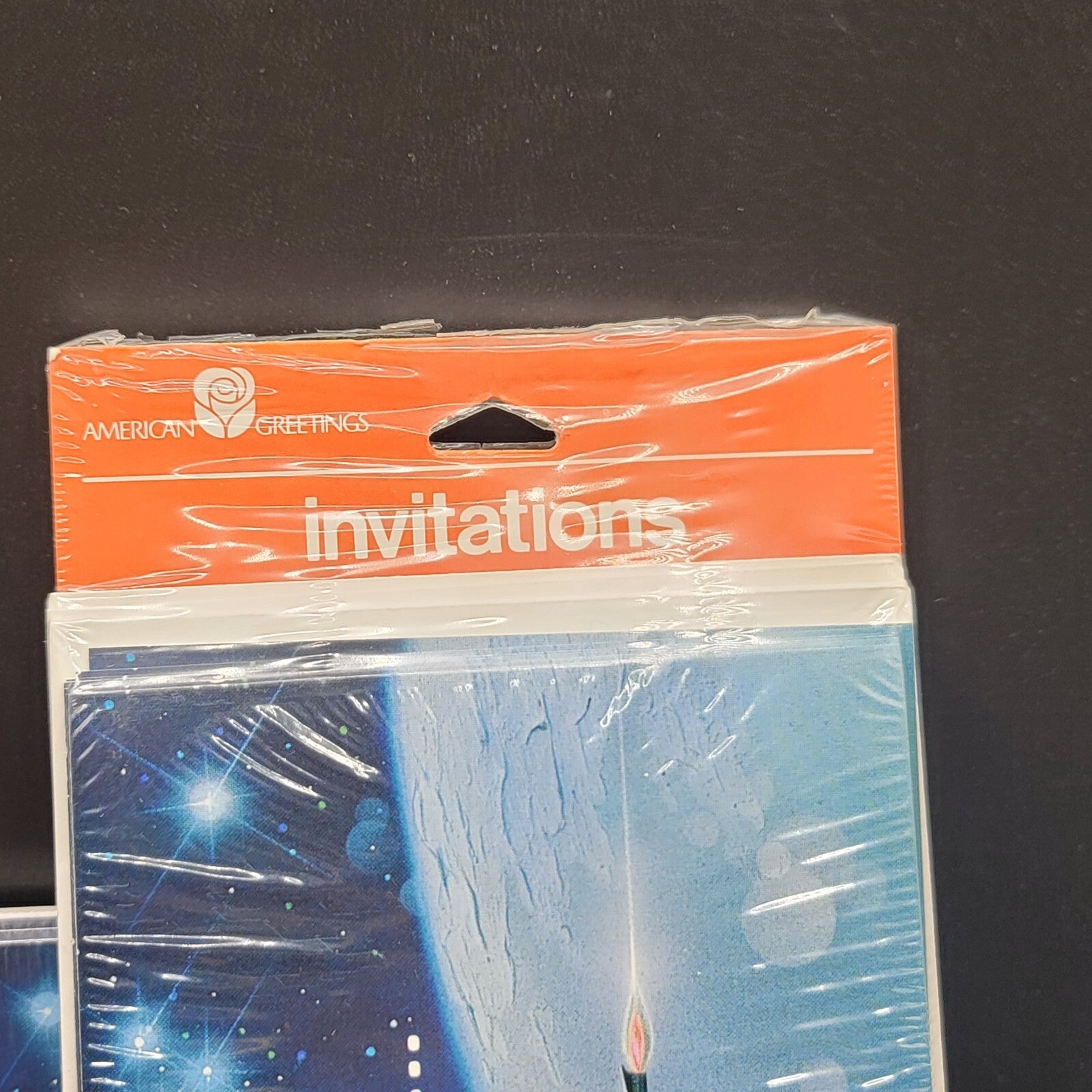 Vintage 16 Party Invitations Space Theme Two packs of 8 sealed American Greeting