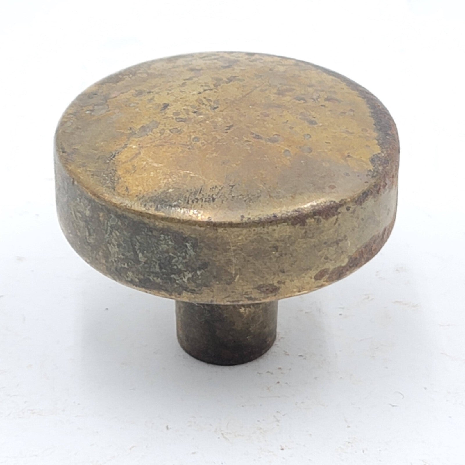 Vintage SINGLE Steel Doorknob Salvage Door Hardware Art Deco 2.25"